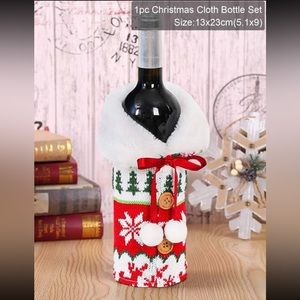 1 PC Christmas Wine Bottle Sweaters - NWT
